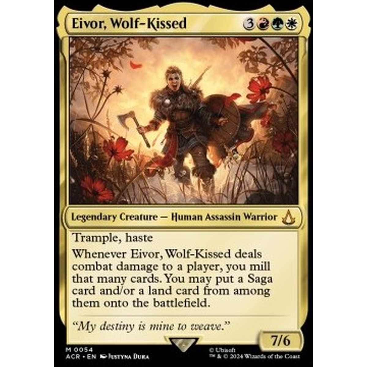 Eivor, Wolf-Kissed - Eivor, Wolf-Kissed - [ACR] [NM] [Foil]