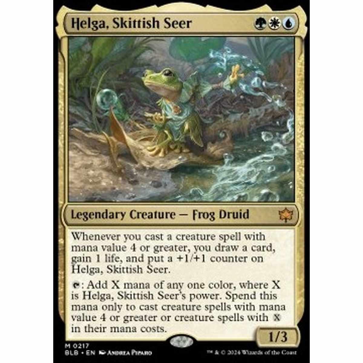 Helga, Skittish Seer - Helga, Skittish Seer - [BLB] [NM]