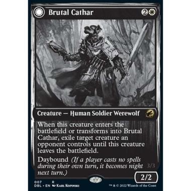 Brutal Cathar // Moonrage Brute - Brutal Cathar // Moonrage Brute - [DBL] [NM]