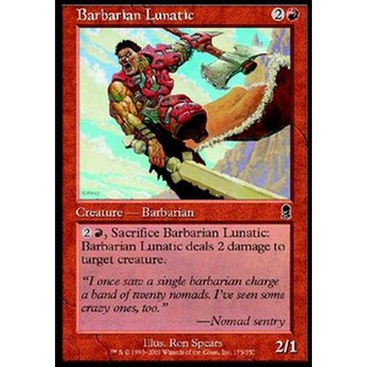 Barbarian Lunatic - Barbaro Lunatico - [ODY] [NM]