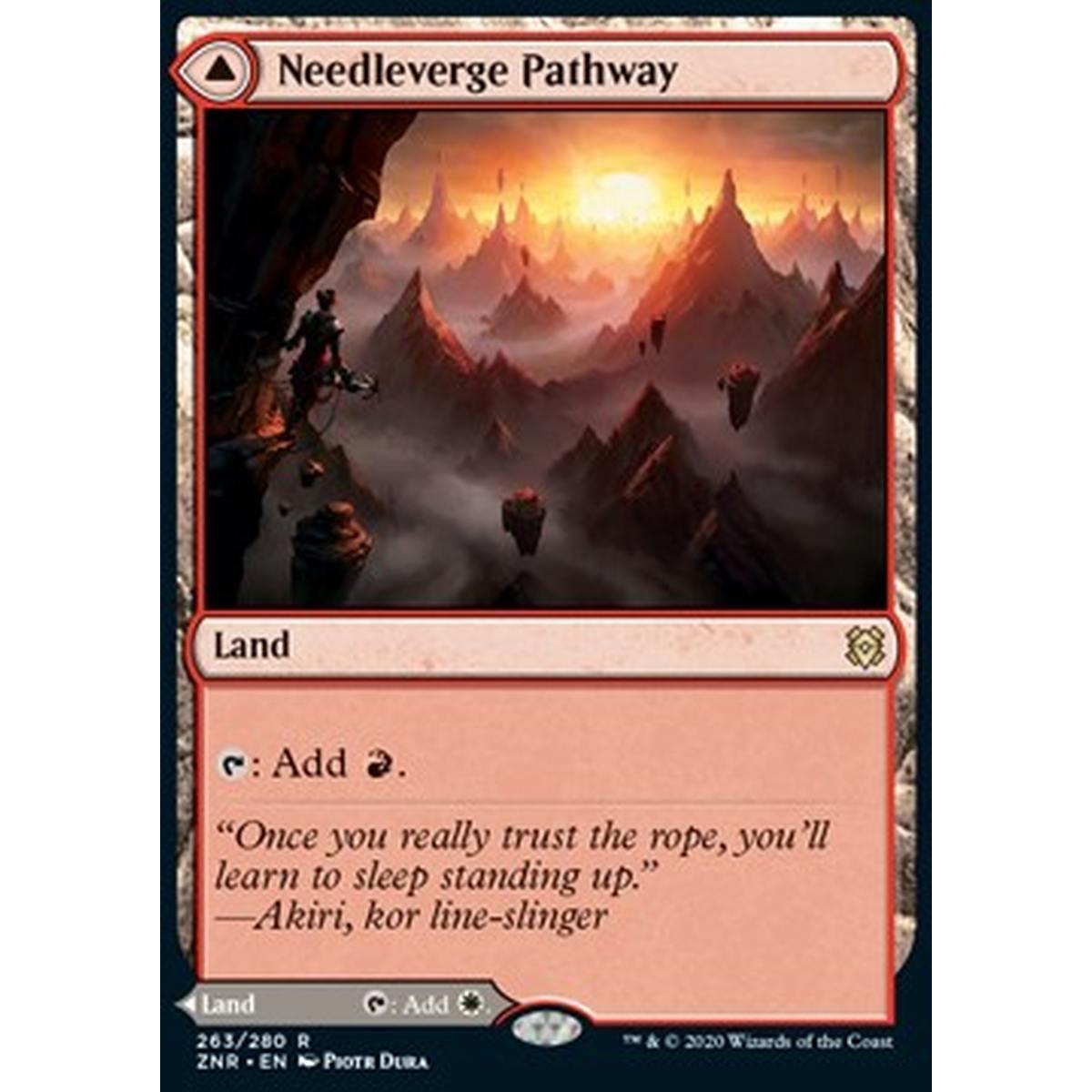 Needleverge Pathway // Pillarverge Pathway - Needleverge Pathway // Pillarverge Pathway - [ZNR] [EX] [Foil]