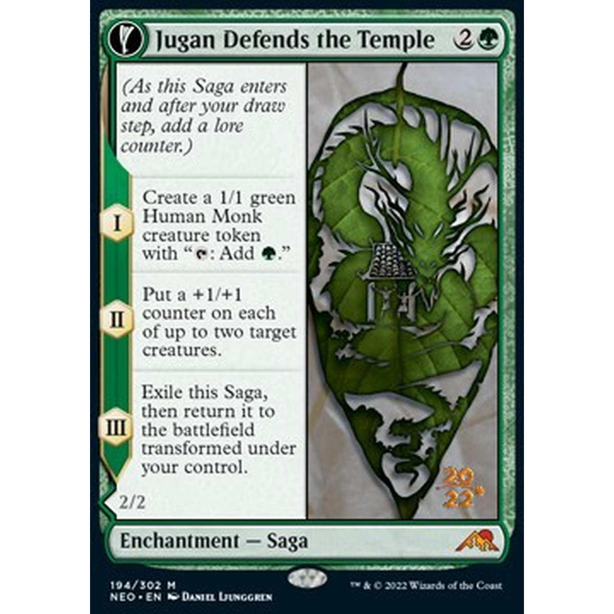 Jugan Defends the Temple // Remnant of the Rising Star - Jugan Defends the Temple // Remnant of the Rising Star - [PNEO] [NM] [Foil]