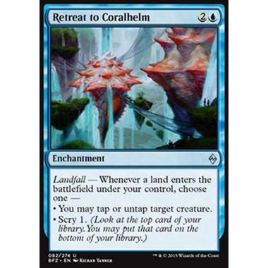 Retreat to Coralhelm - Ritirata verso Elmo Corallino - [BFZ] [NM] [Foil]