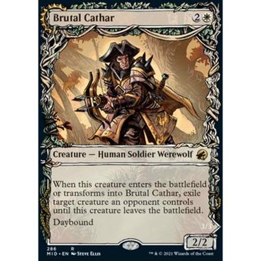 Brutal Cathar // Moonrage Brute - Cataro Brutale // Bruto della Guardia Lunare - [XMID] [NM]