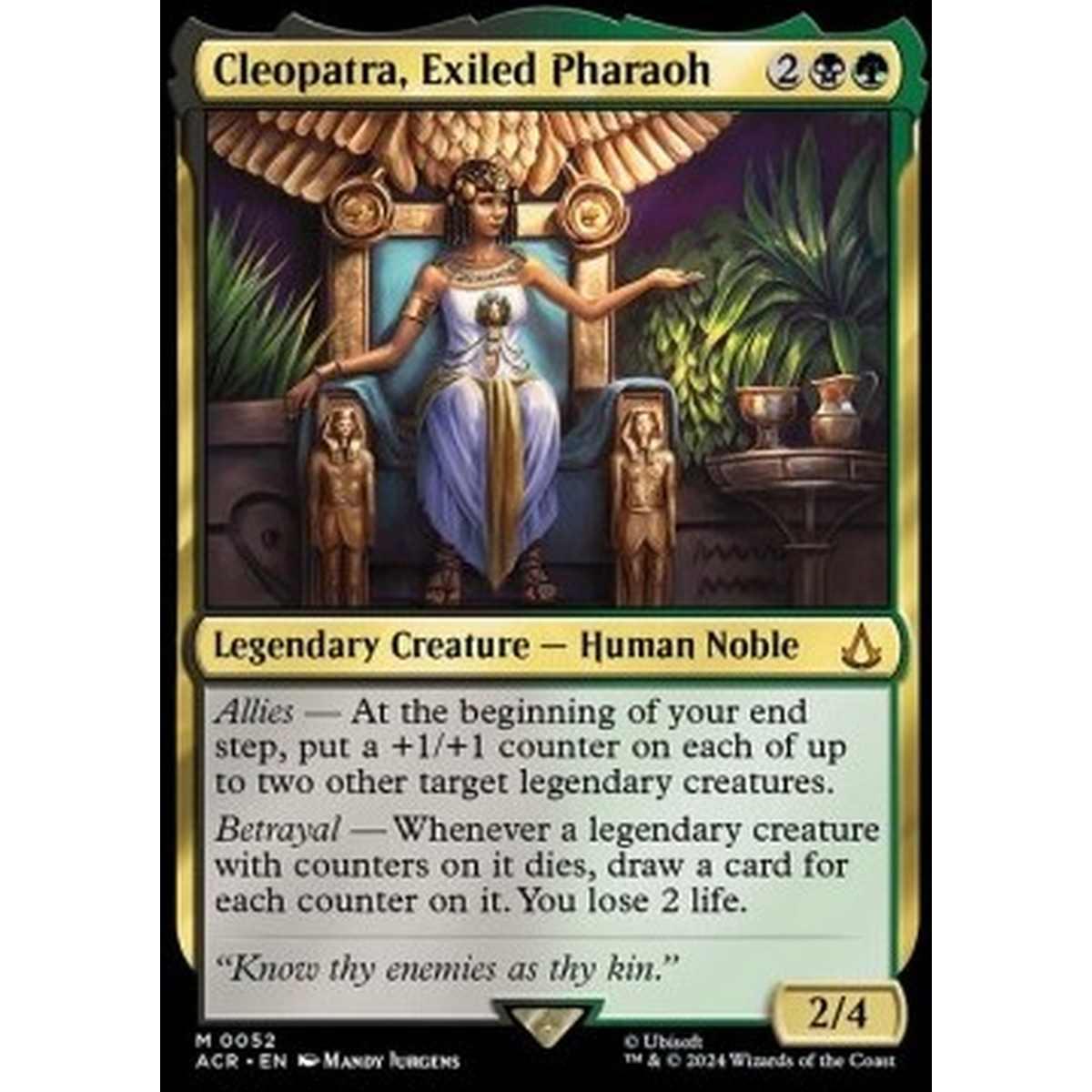 Cleopatra, Exiled Pharaoh - Cleopatra, Exiled Pharaoh - [ACR] [NM]