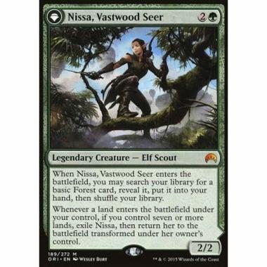 Nissa, Vastwood Seer // Nissa, Sage Animist - Nissa, Vastwood Seer // Nissa, Sage Animist - [ORI] [NM]