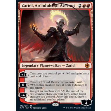 Zariel, Archduke of Avernus - Zariel, Arciduchessa di Avernus - [AFR] [NM] [Foil]