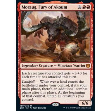 Moraug, Fury of Akoum - Moraug, Fury of Akoum - [ZNR] [NM]