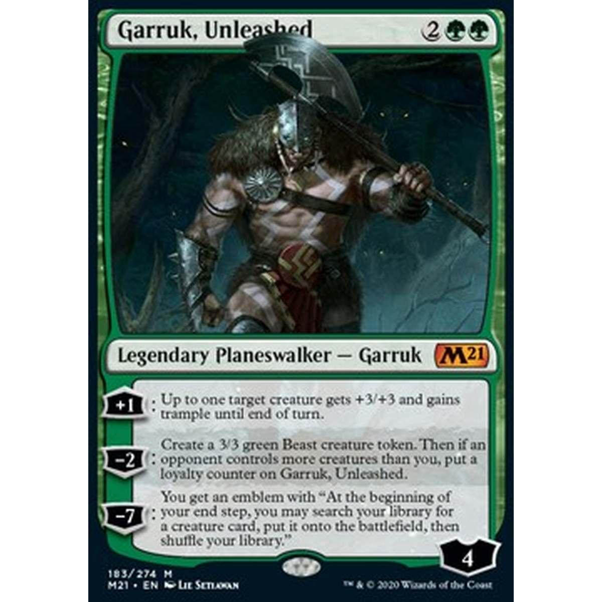 Garruk, Unleashed - Garruk, Infuriato - [M21] [NM] [Foil]