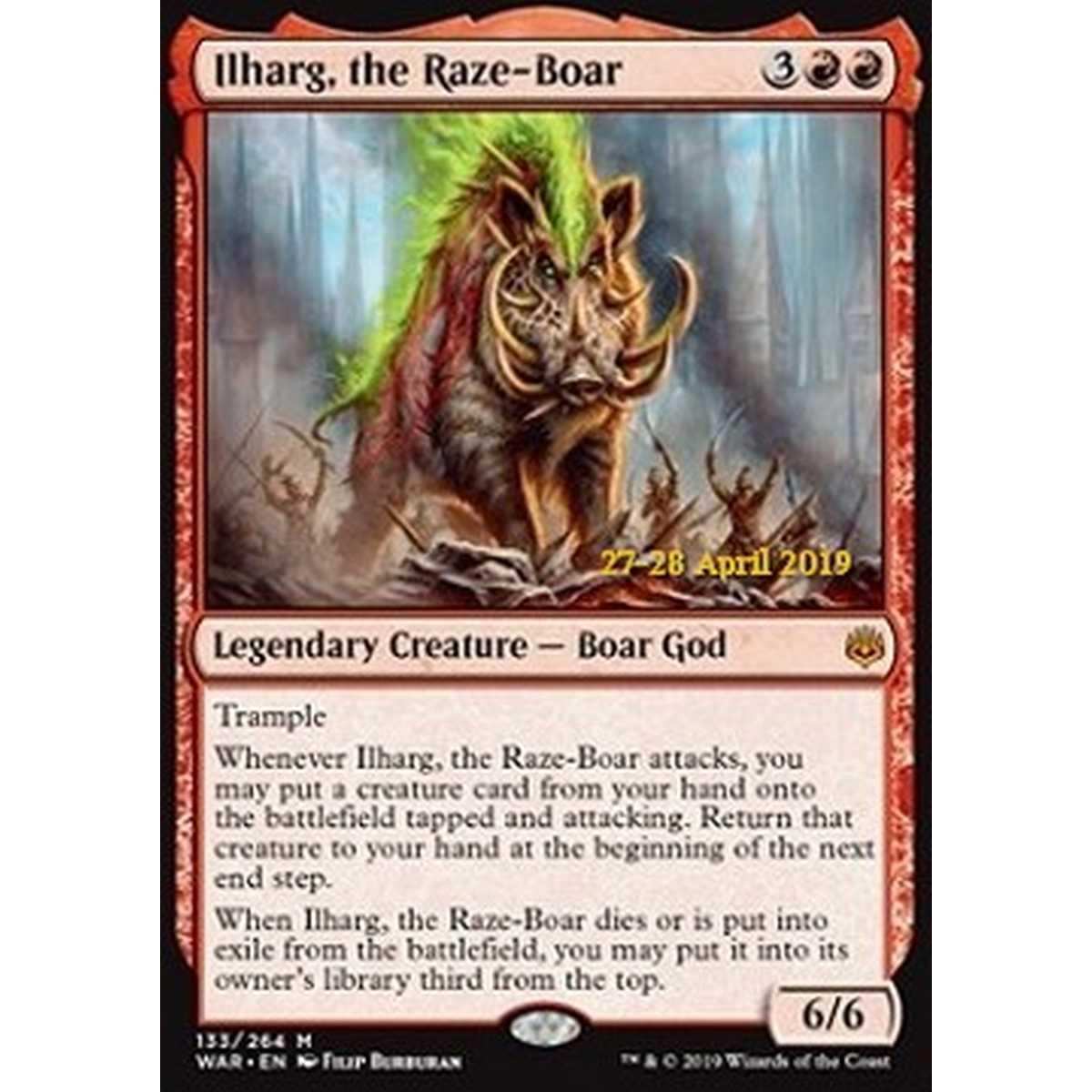 Ilharg, the Raze-Boar - Ilharg, il Cinghiale Devastatore - [XWAR] [NM] [Foil]