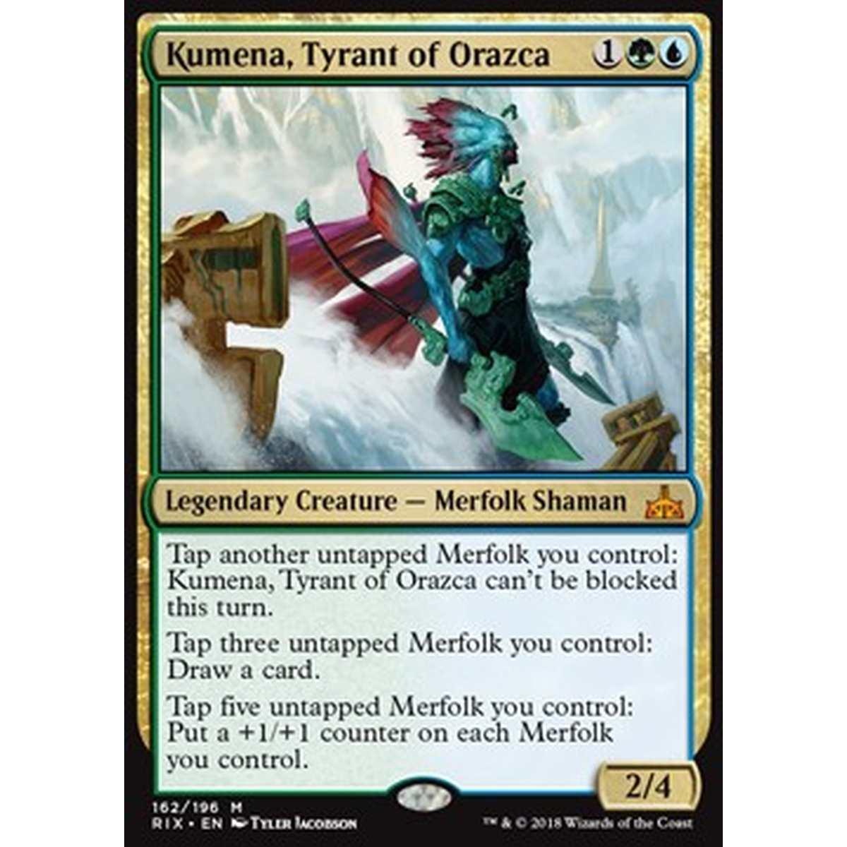 Kumena, Tyrant of Orazca - Kumena, Tyrant of Orazca - [RIX] [NM]