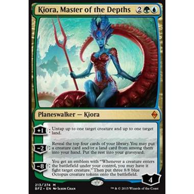 Kiora, Master of the Depths - Kiora, Signora delle ProfonditÃ - [BFZ] [NM] [Foil]