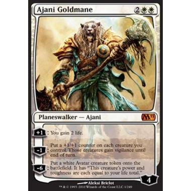 Ajani Goldmane - Ajani Criniera D'Oro - [M11] [EX] [Foil]