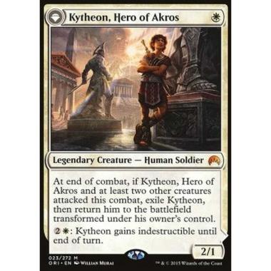 Kytheon, Hero of Akros // Gideon, Battle-Forged - ÐšÐ¸ÑÐµÐ¾Ð½, ÐÐµÑÐ¾Ð¹ ÐÐºÑÐ¾ÑÐ° // ÐÐ¸Ð´ÐµÐ¾Ð½, ÐÐ°ÐºÐ°Ð»ÐµÐ½Ð½ÑÐ¹ Ð² ÐÐ¸ÑÐ²Ð°Ñ - [ORI] [EX]
