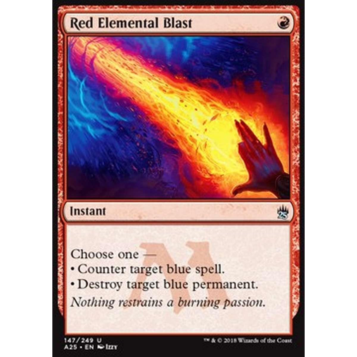 Red Elemental Blast - Red Elemental Blast - [A25] [NM]