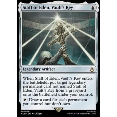 Staff of Eden, Vault's Key - Staff of Eden, Vault's Key - [ACR] [NM]