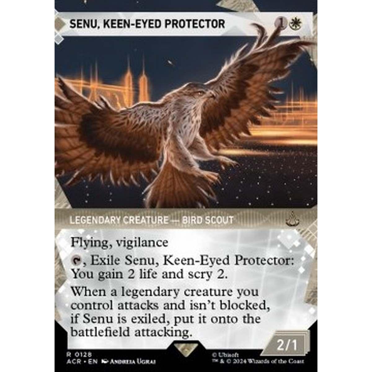 Senu, Keen-Eyed Protector (V.1) - Senu, Keen-Eyed Protector (V.1) - [XACR] [NM] [Foil]
