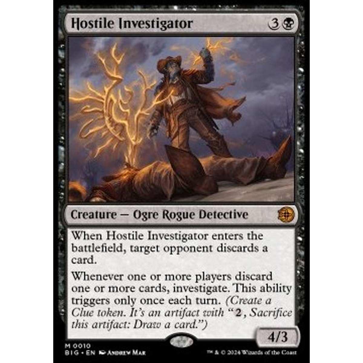 Hostile Investigator (V.1) - Hostile Investigator (V.1) - [BIG] [NM]