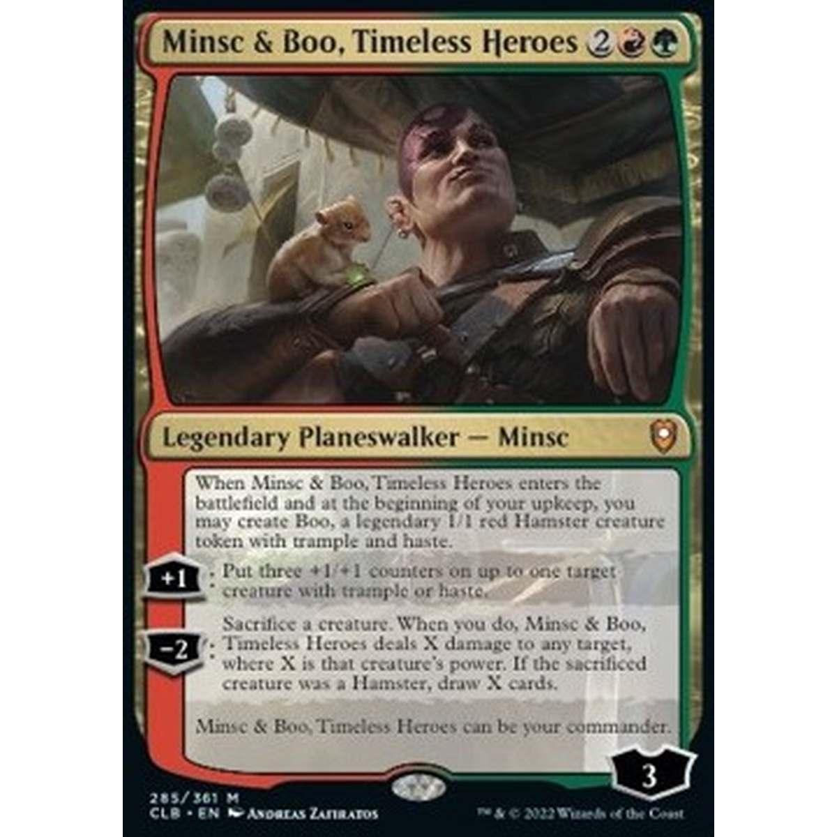 Minsc & Boo, Timeless Heroes - Minsc & Boo, Timeless Heroes - [CLB] [NM]