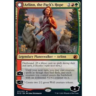 Arlinn, the Pack's Hope // Arlinn, the Moon's Fury - Arlinn, la Speranza del Branco // Arlinn, la Furia della Luna - [PMID] [NM] [Foil]