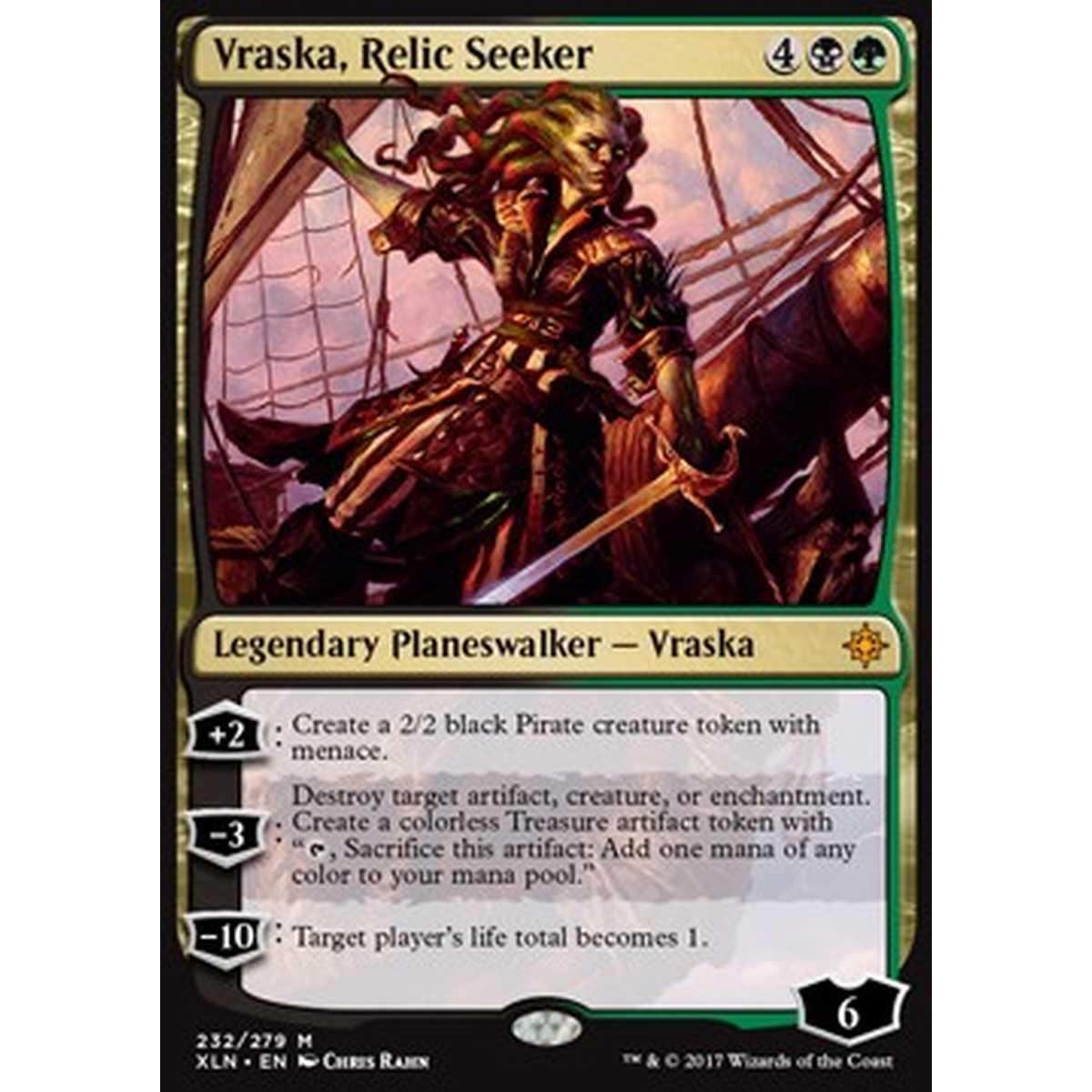 Vraska, Relic Seeker - Vraska, Relic Seeker - [XLN] [NM] [Foil]