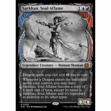 Sarkhan, Soul Aflame (V.1) - Sarkhan, Soul Aflame (V.1) - [XMAT] [NM]