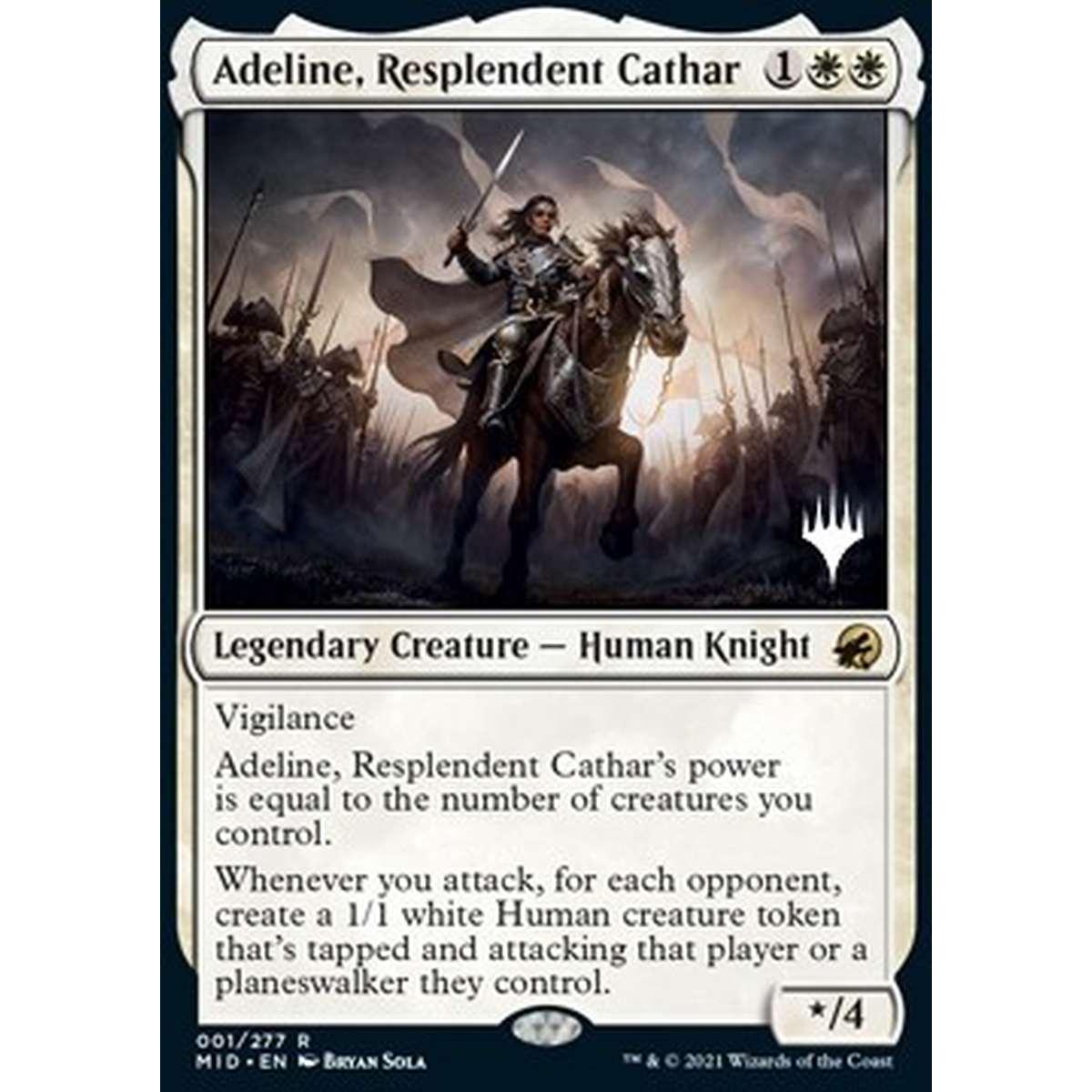 Adeline, Resplendent Cathar (V.2) - Adeline, Catara Splendente (V.2) - [PMID] [NM] [Foil]