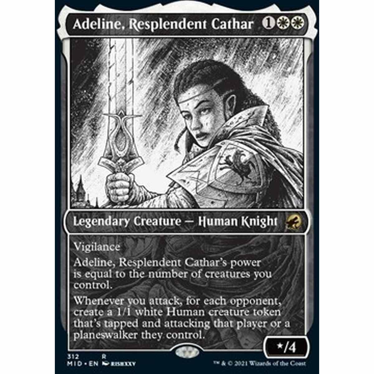 Adeline, Resplendent Cathar - Adeline, Catara Splendente - [XMID] [NM] [Foil]