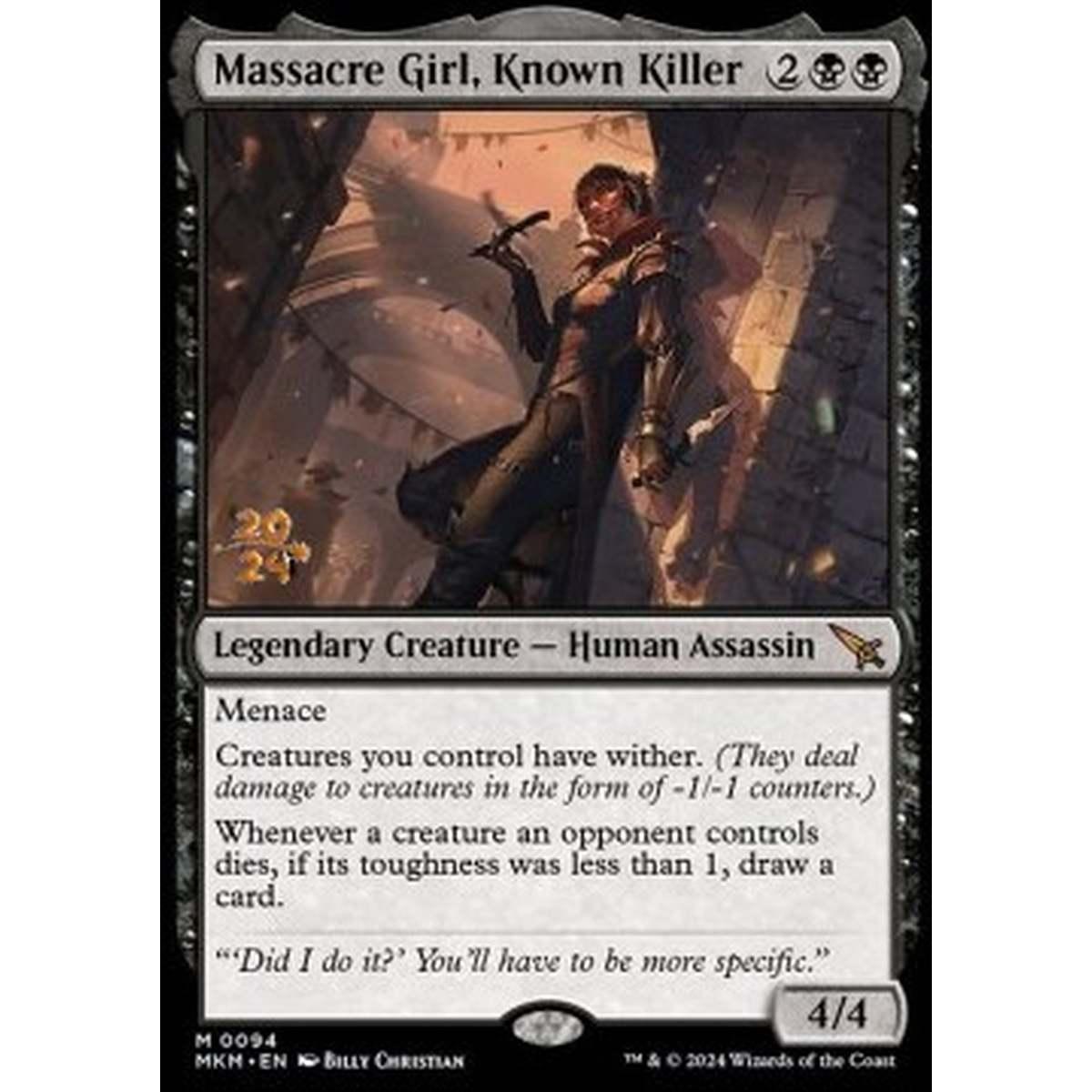 Massacre Girl, Known Killer (V.1) - Fanciulla del Massacro, Celebre Assassina (V.1) - [PMKM] [NM] [Foil]