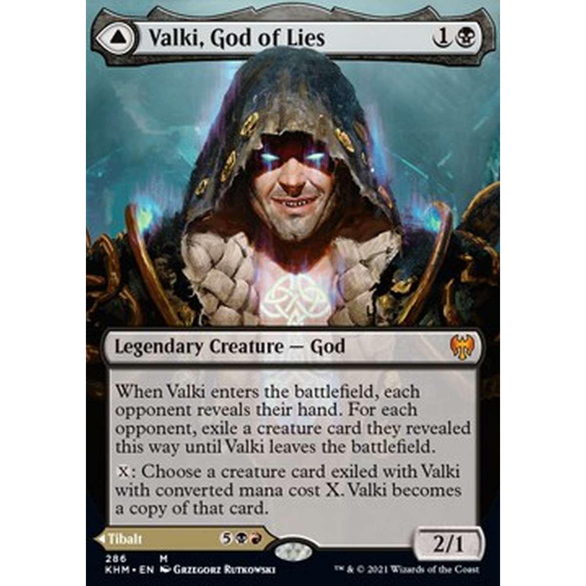 Valki, God of Lies // Tibalt, Cosmic Impostor (V.1) - Valki, Dio delle Menzogne // Tibalt, Impostore del Cosmo (V.1) - [XKHM] [NM]