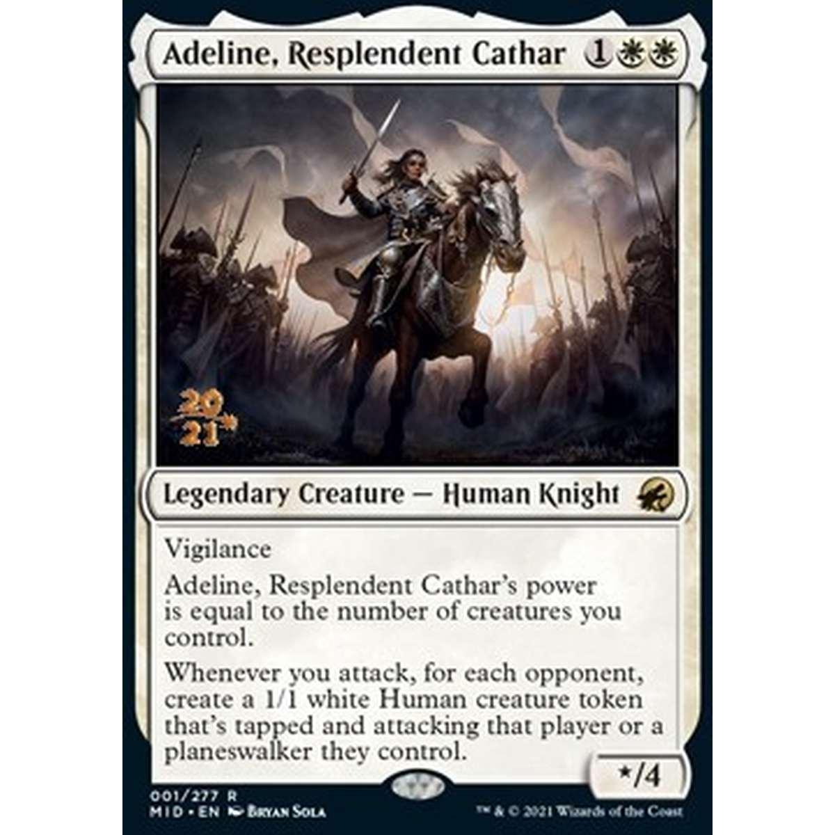 Adeline, Resplendent Cathar (V.1) - Adeline, Catara Splendente (V.1) - [PMID] [NM] [Foil]