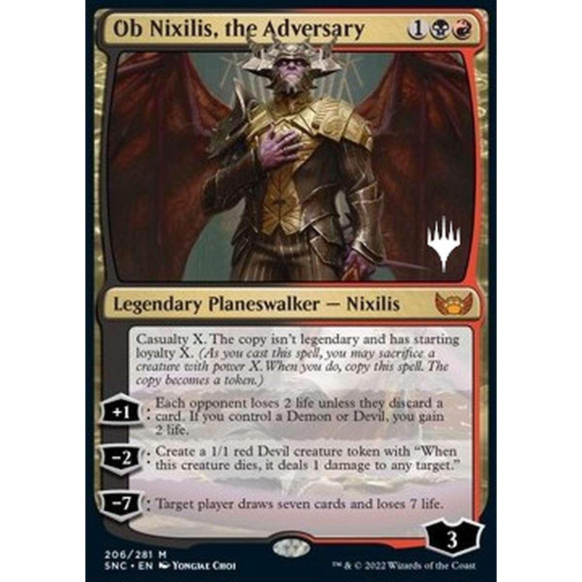 Ob Nixilis, the Adversary (V.2) - Ob Nixilis, l'Avversario (V.2) - [PSNC] [NM] [Foil]
