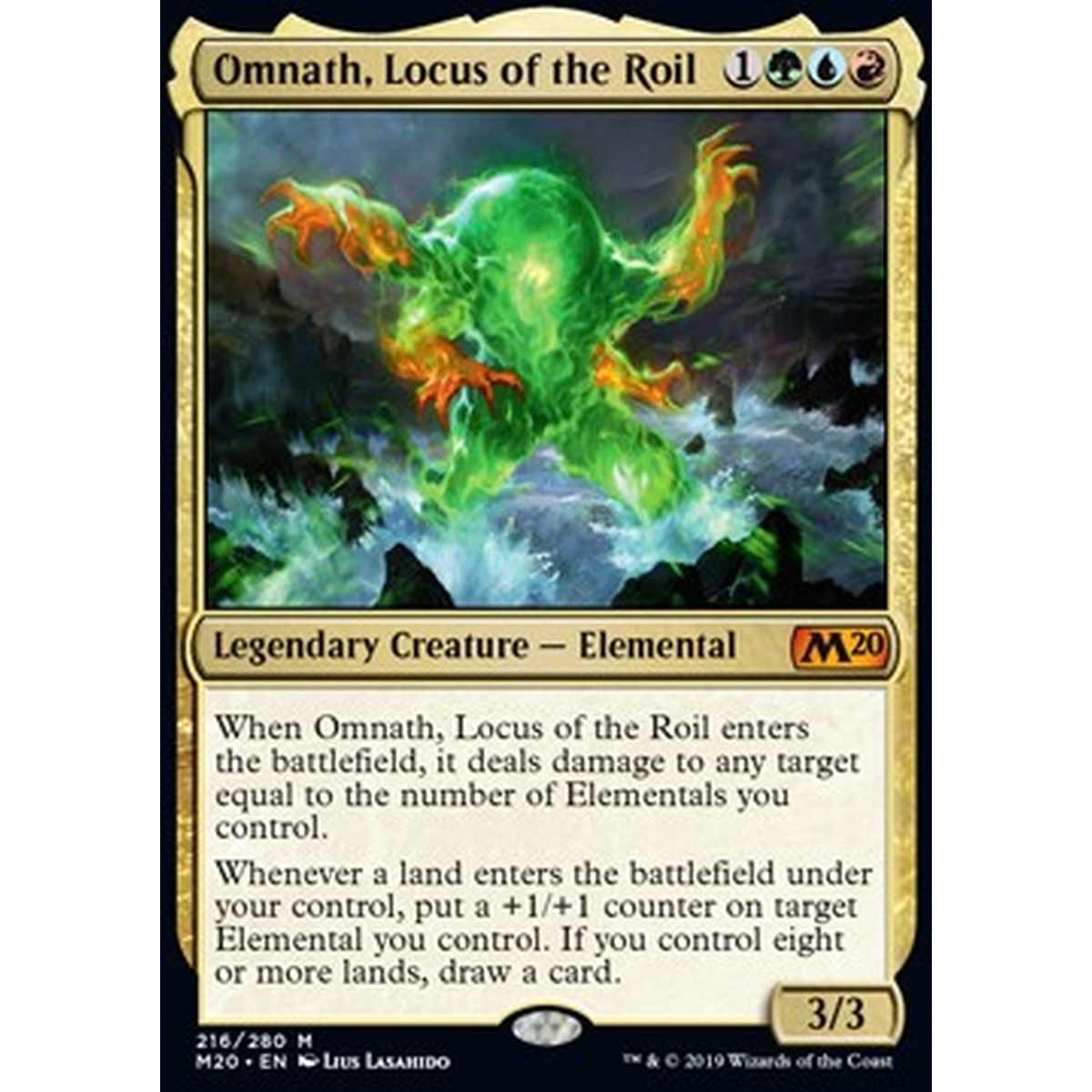 Omnath, Locus of the Roil - Omnath, il Torbidolocus - [M20] [NM] [Foil]
