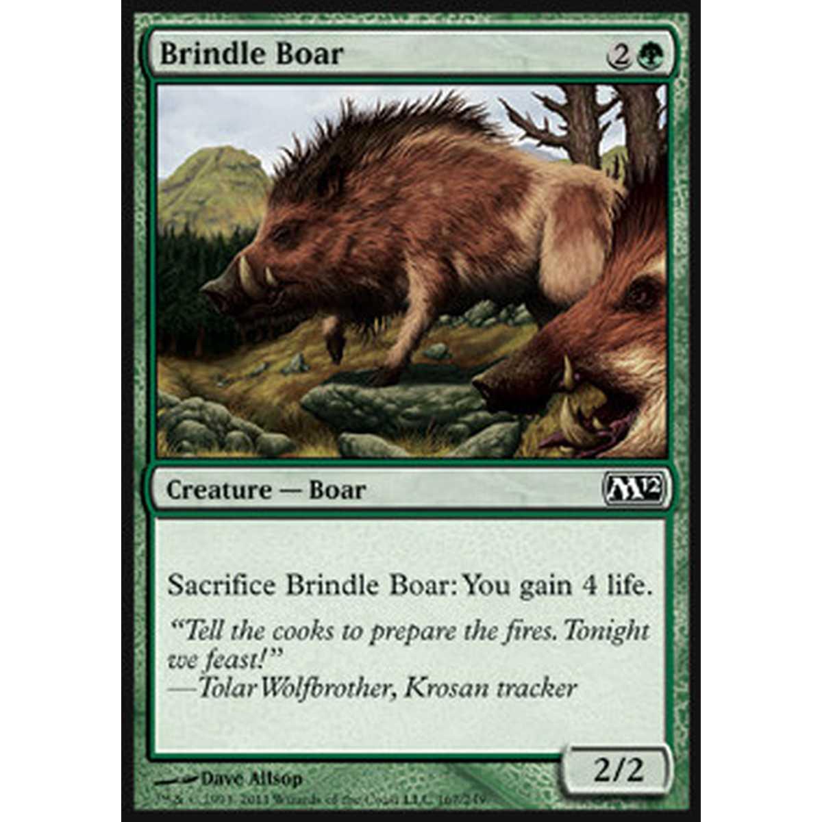 Brindle Boar - Cinghiale Pezzato - [M12] [NM]