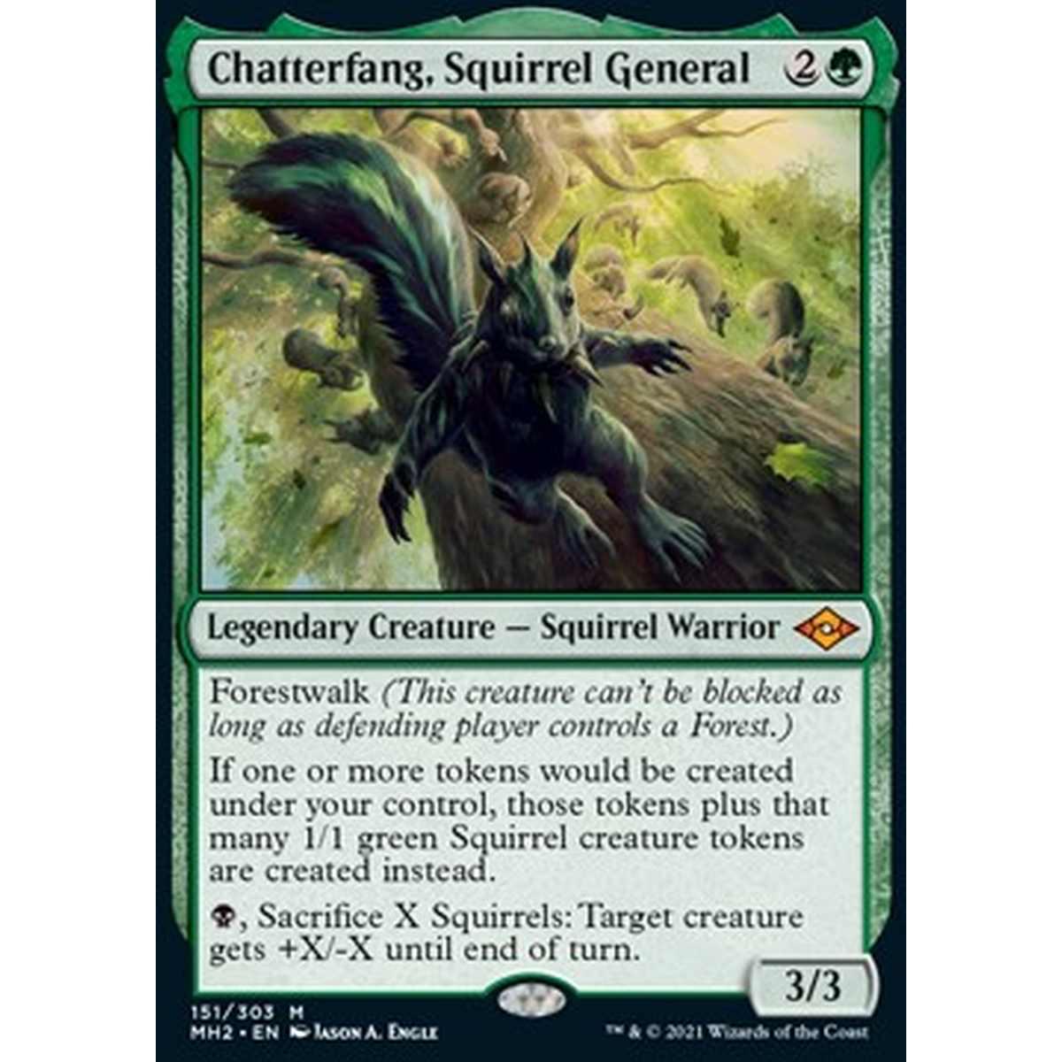 Chatterfang, Squirrel General - Chatterfang, Squirrel General - [MH2] [NM] [Foil]
