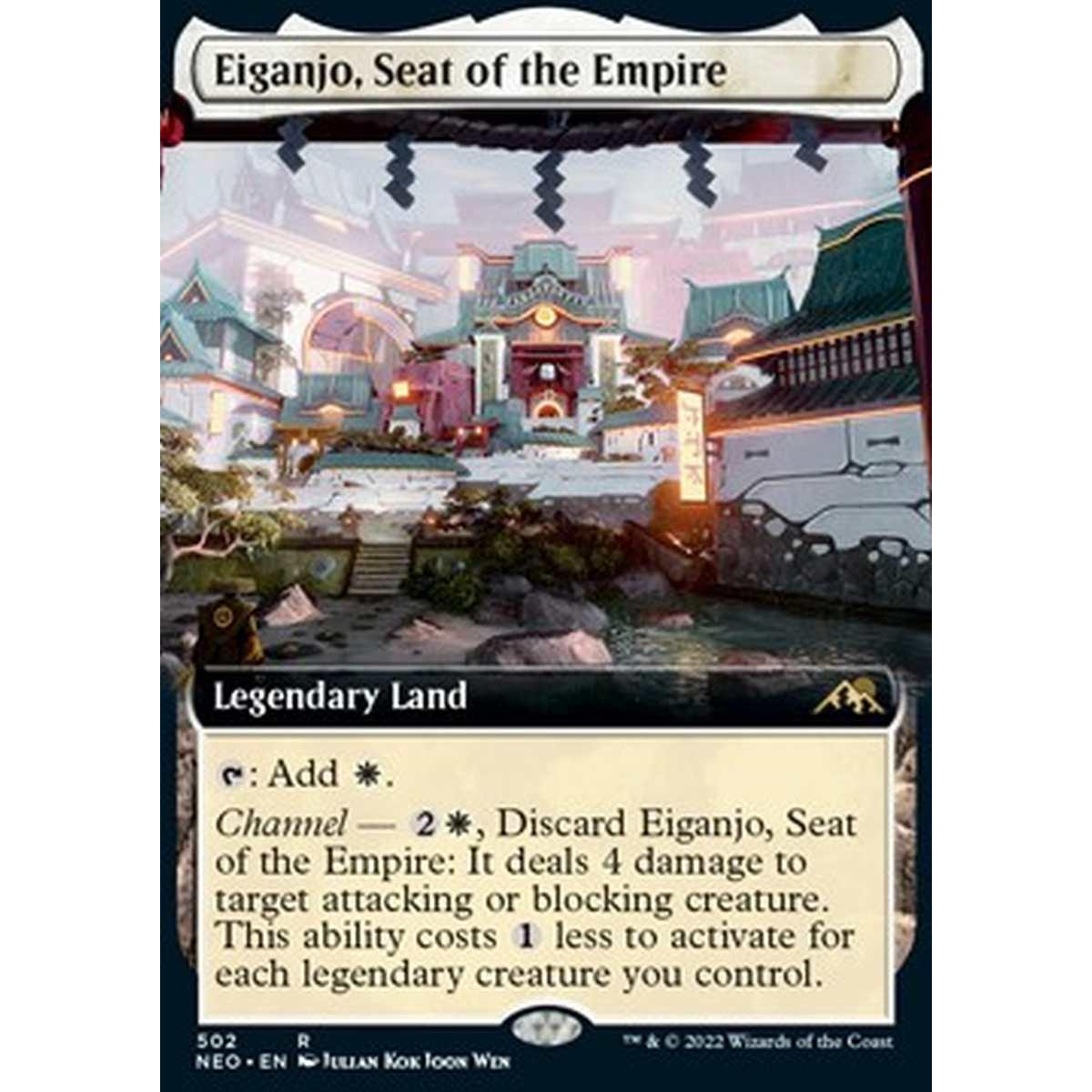 Eiganjo, Seat of the Empire (V.2) - Eiganjo, Seat of the Empire (V.2) - [XNEO] [NM] [Foil]
