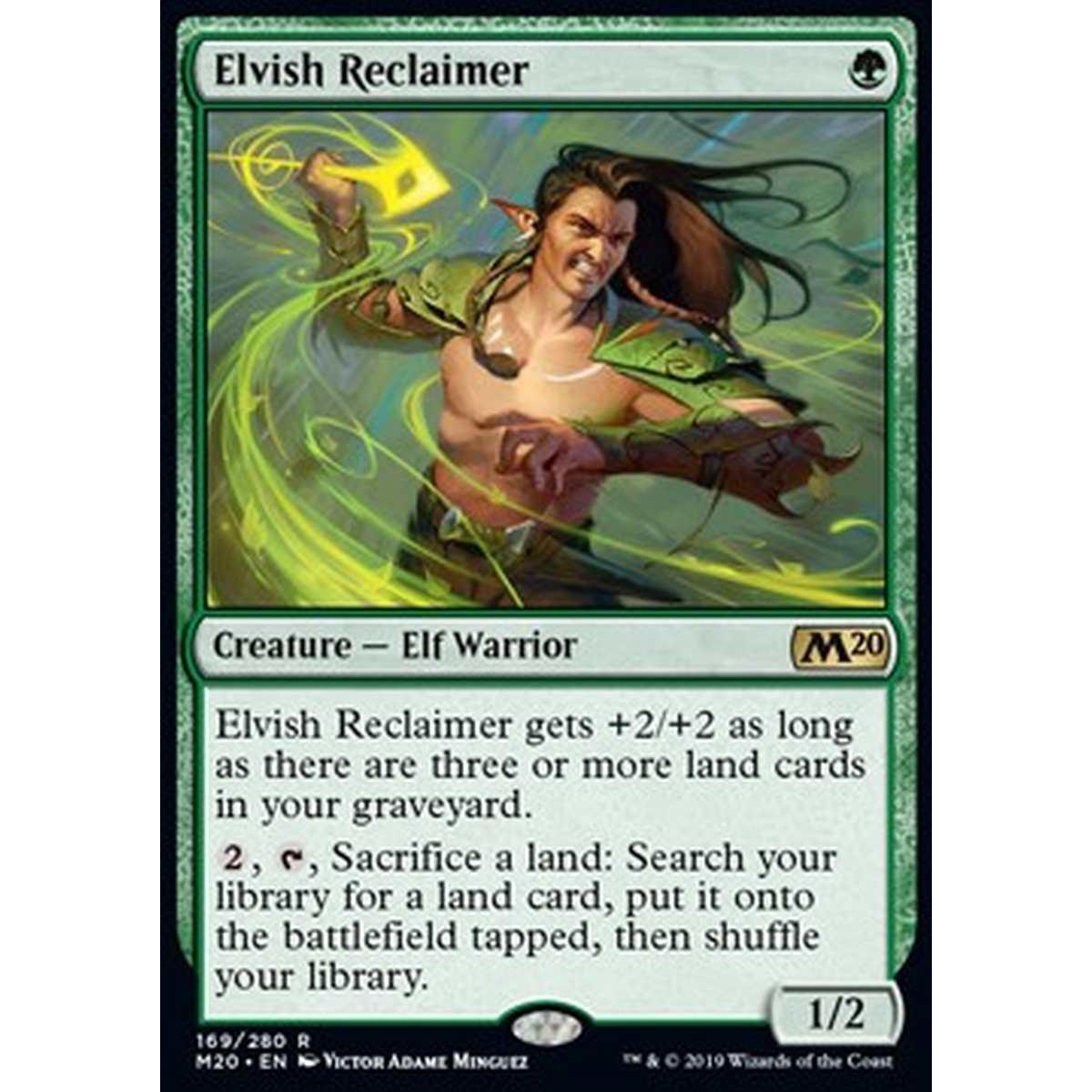 Elvish Reclaimer - Rivendicatore Elfico - [M20] [NM] [Foil]