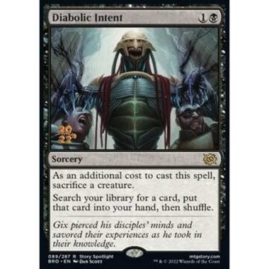 Diabolic Intent (V.1) - Intento Diabolico (V.1) - [PBRO] [NM] [Foil]