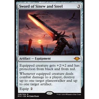 Sword of Sinew and Steel - Spada di Tendini e Acciaio - [MH1] [NM] [Foil]