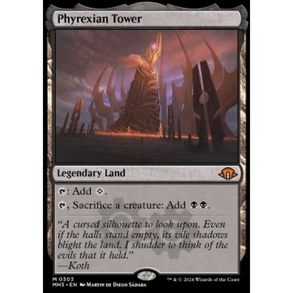 Phyrexian Tower - Phyrexian Tower - [MH3] [NM]