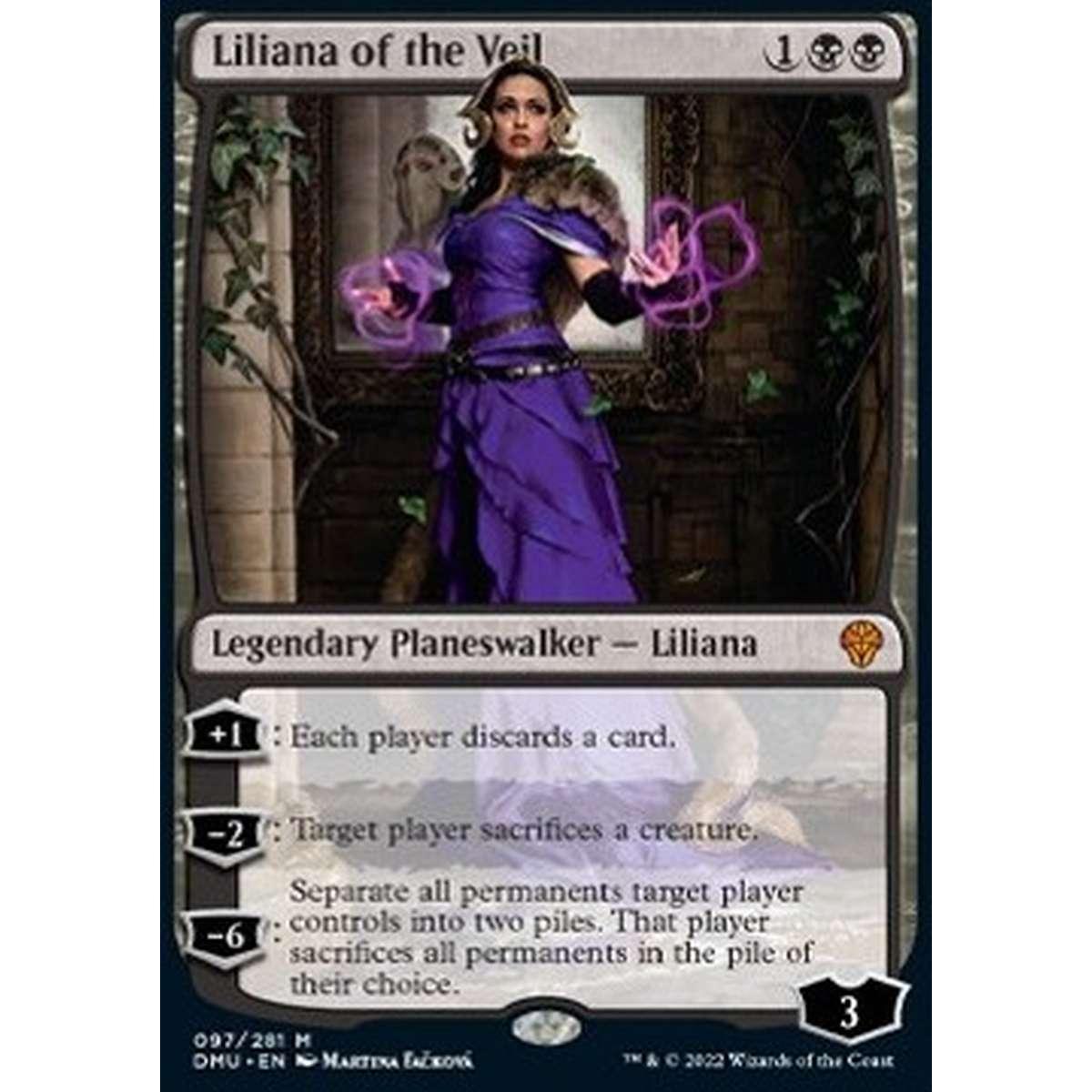 Liliana of the Veil - Liliana of the Veil - [DMU] [NM] [Foil]