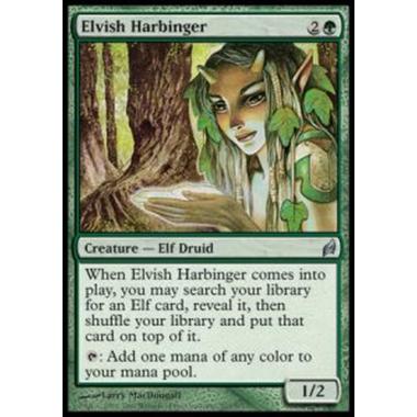 Elvish Harbinger - Elfa Araldo - [LRW] [EX] [Foil]