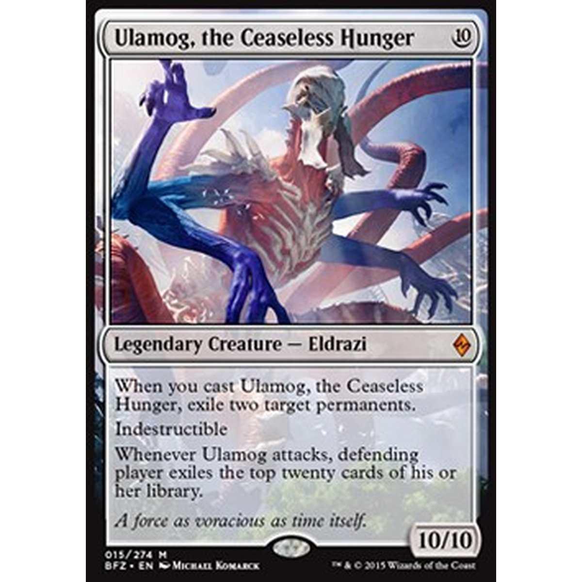 Ulamog, the Ceaseless Hunger - Ulamog, der unermessliche Hunger - [BFZ] [EX]