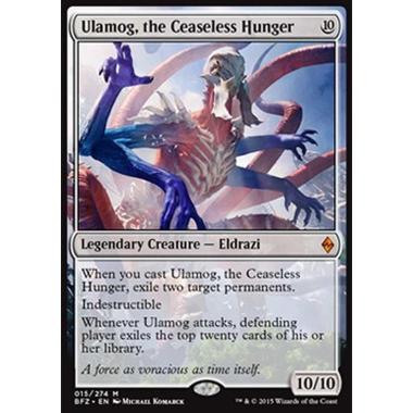 Ulamog, the Ceaseless Hunger - Ulamog, der unermessliche Hunger - [BFZ] [EX]