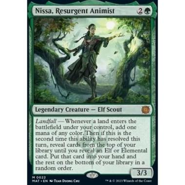 Nissa, Resurgent Animist - Nissa, Resurgent Animist - [MAT] [NM] [Foil]