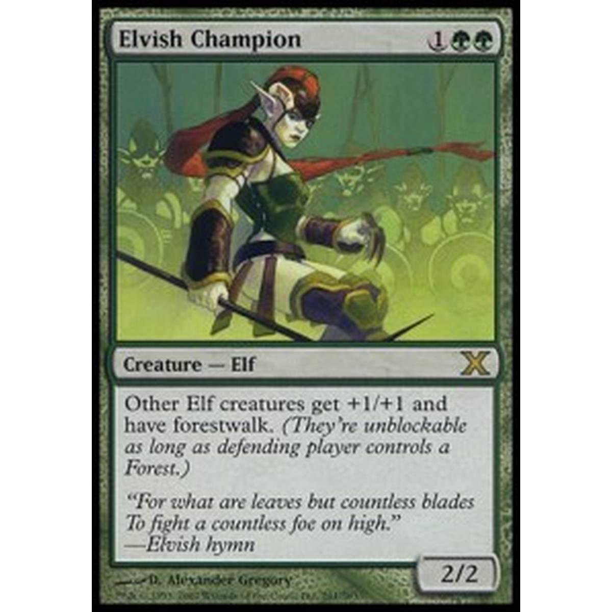 Elvish Champion - Campione Elfico - [10E] [EX] [Foil]