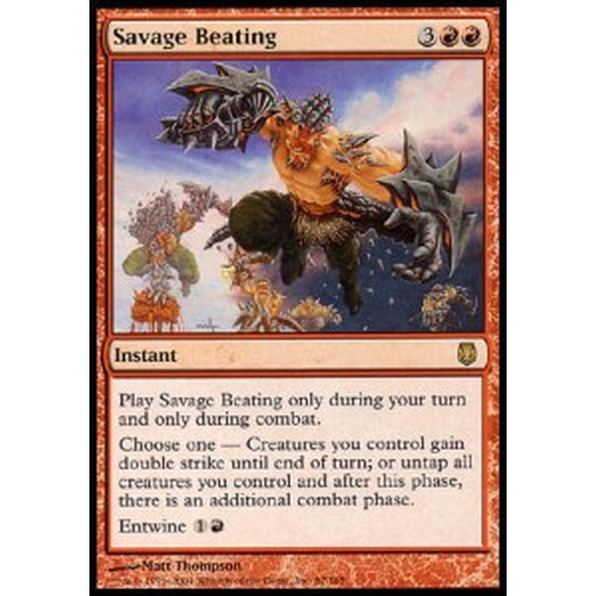 Savage Beating - Percosse Brutali - [DST] [EX] [Foil]