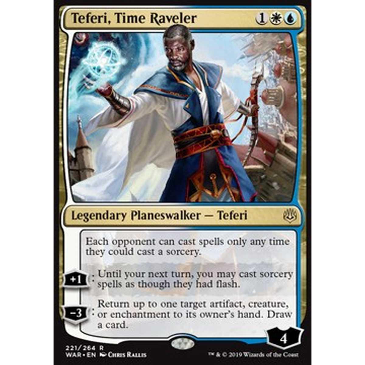 Teferi, Time Raveler - æãè§£ãèããƒãƒã§ãƒªãƒ¼ - [WAR] [NM] [Foil]