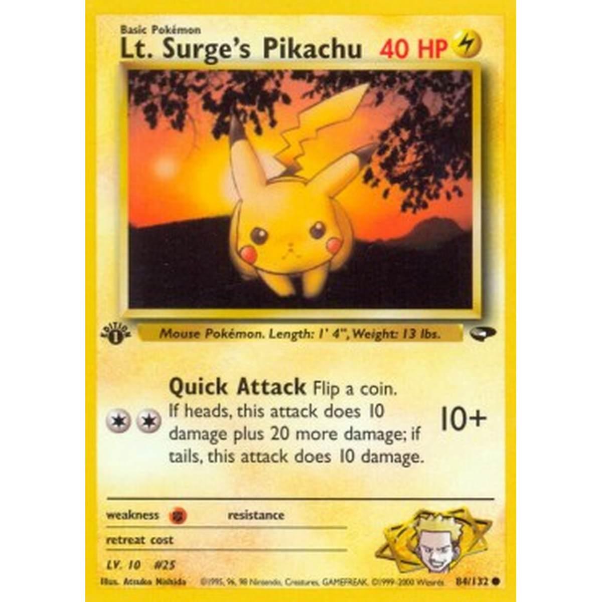 Lt. Surge's Pikachu  - Lt. Surge's Pikachu  - [GC] [GD]