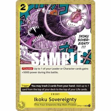 Ikoku Sovereignty (OP03-118) - Ikoku Sovereignty (OP03-118) - [OP03] [NM]